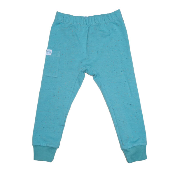 Püksid taskuga hele petrool UUS RING kasutatud lasteriided