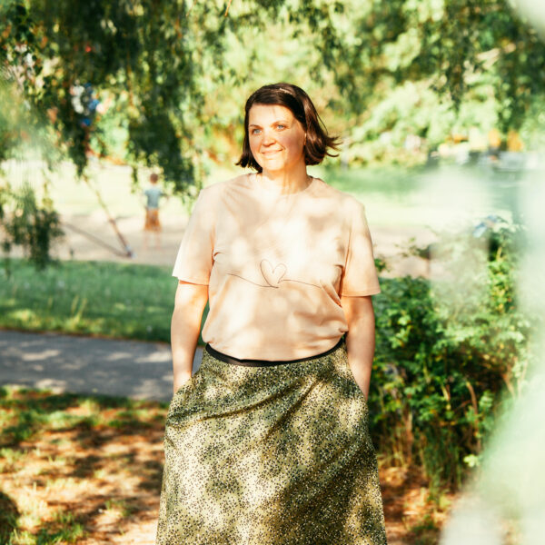 Women's Dress with Chic Kidney-Bean Print (kopeeri)