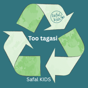 too tagasi. jätkusuutlikud lasteriided Safal KIDS